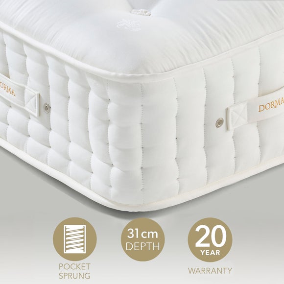 View Dorma Natural 10000 Pocket Sprung Horsehair Mattress View Dorma Natural 10000 Pocket Sprung Horsehair Mattress