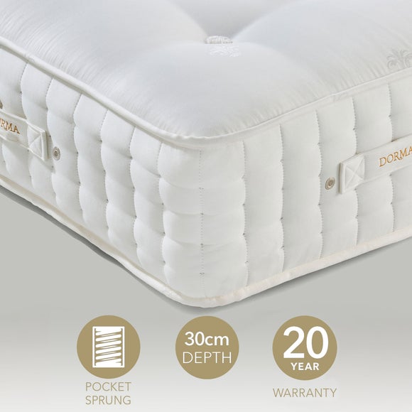 Dorma Natural 7000 Pocket Sprung Alpaca Split Tension Mattress