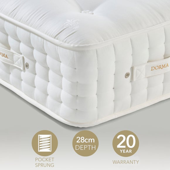 Dorma Natural 7000 Pocket Sprung Alpaca Mattress