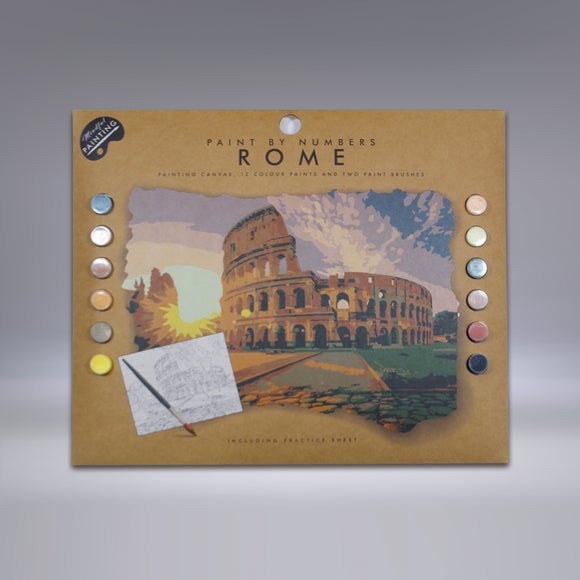 Rome & Paris Paint By Numbers Bundle