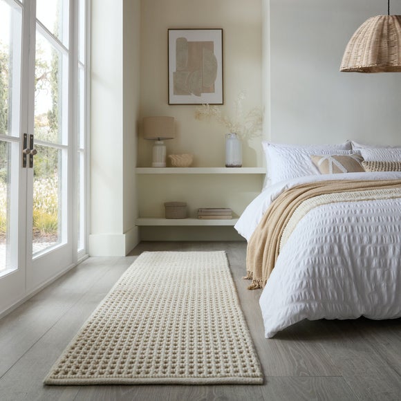 Wyatt Wool Textured Check Runner