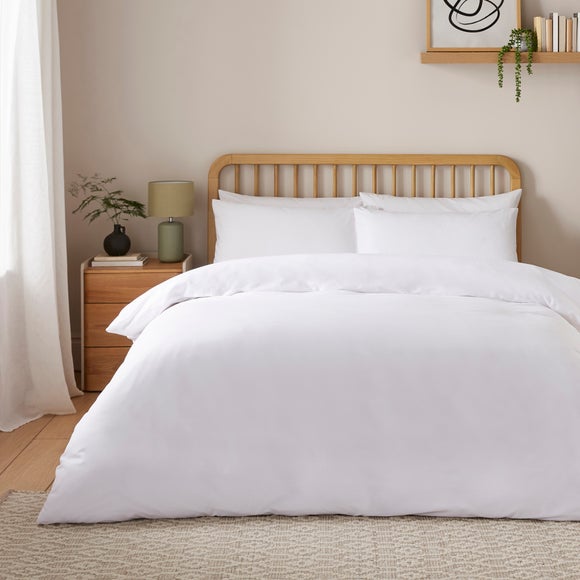 Soft and Easycare Polycotton Duvet Cover & Pillowcase Set
