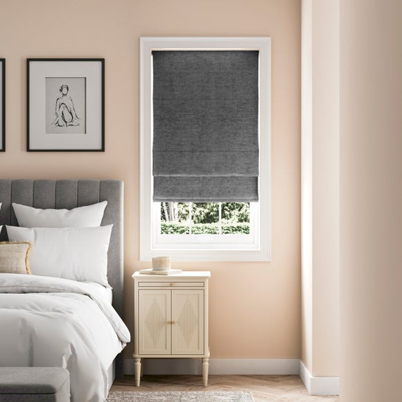 Genoa Chenille Easy Chain Blackout Roman Blind