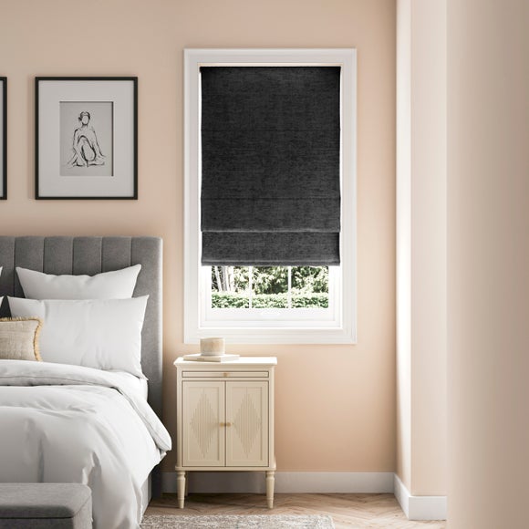Photo of Genoa Chenille Easy Chain Blackout Roman Blind