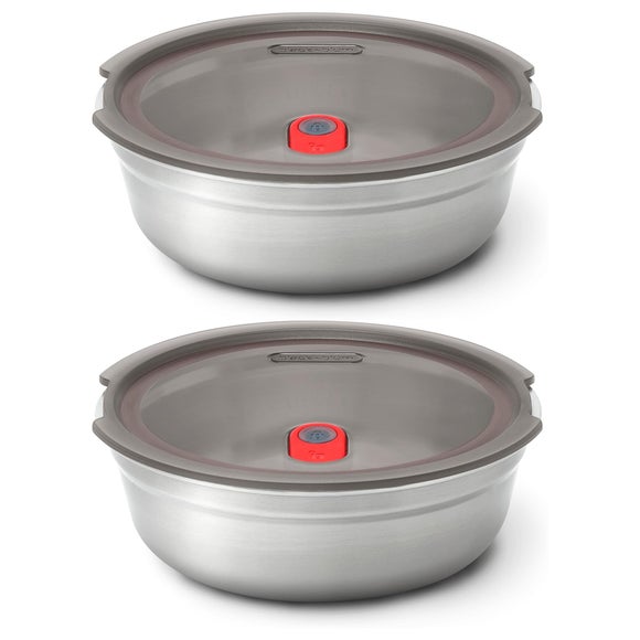 Click to view product details and reviews for Black And Blum Set Of 2 Small Steel Food Bowls. Click to view product details and reviews for Black And Blum Set Of 2 Small Steel Food Bowls.