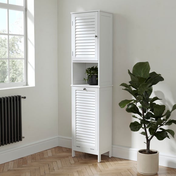 Nautical Tallboy with Built In Laundry Hamper