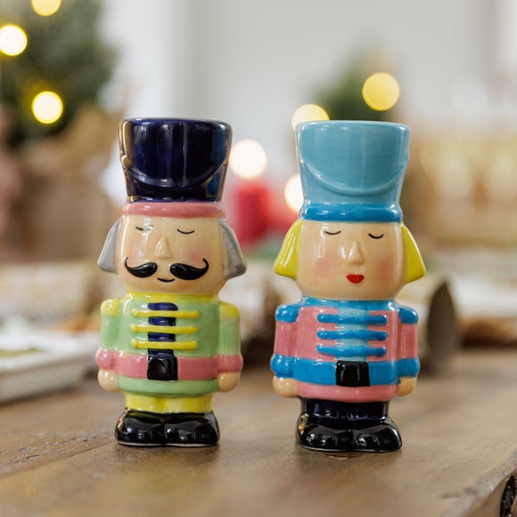 KitchenCraft The Nutcracker Collection Ceramic Salt and Pepper Shakers