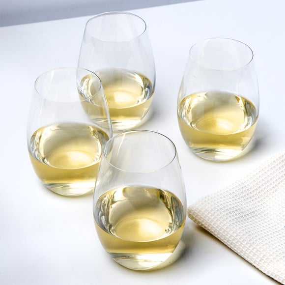 View Mikasa Julie Set Of 4 Stemless Wine Glasses View Mikasa Julie Set Of 4 Stemless Wine Glasses