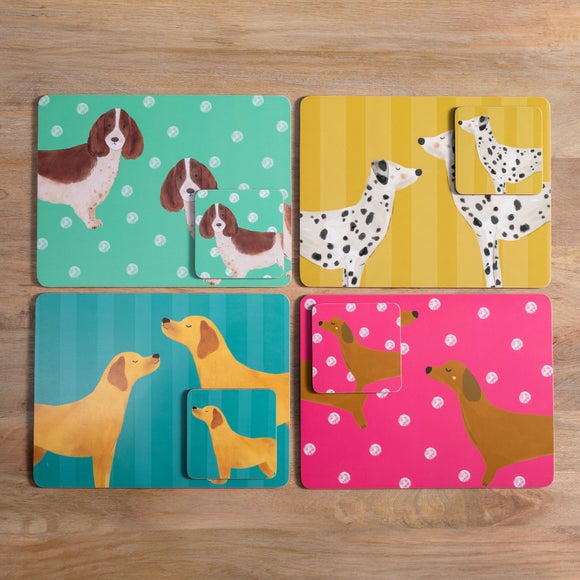 Creative Tops Set of 4 Dog Cork Placemats
