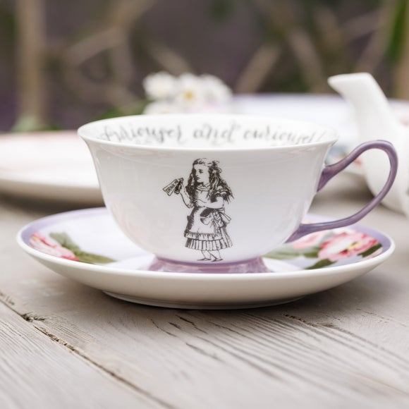 Mikasa V&A Alice Tea Cup and Saucer Set