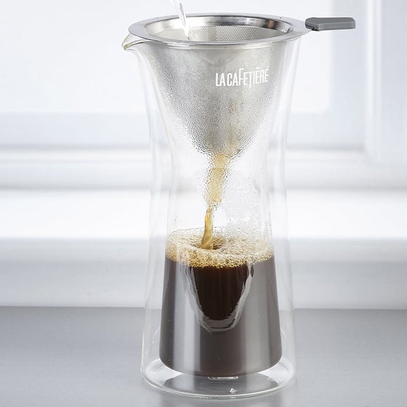 La Cafetiere Edited Premium Double Walled Glass Drip Cafetiere