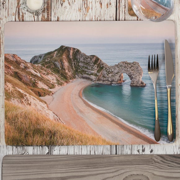 Creative Tops Pack of 4 Large Durdle Door Premium Placemats