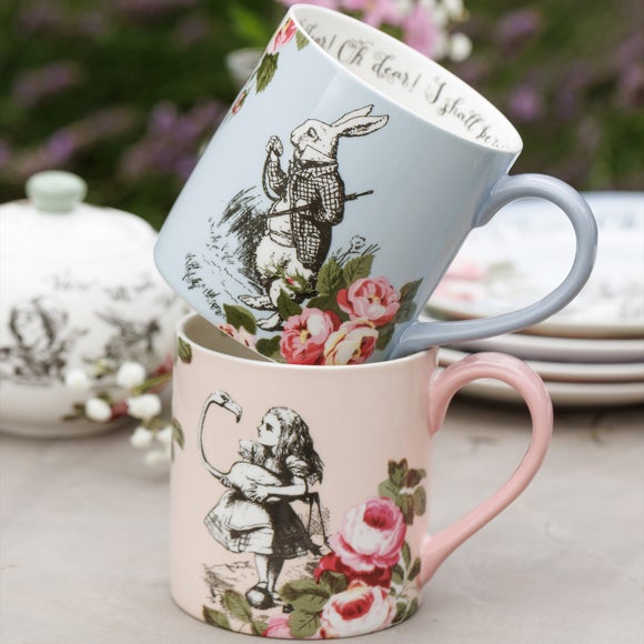Mikasa V&A Alice Set of 2 His and Hers Mug Set