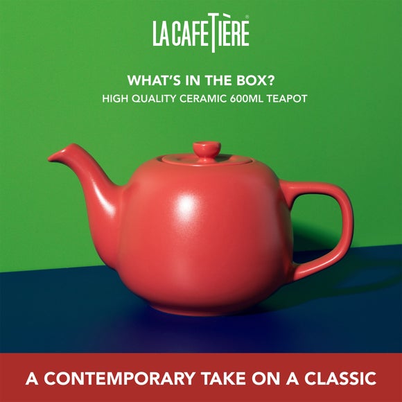 Photo 5 of La Cafetiere Classic 2 Cup Ceramic Teapot Photo 5 of La Cafetiere Classic 2 Cup Ceramic Teapot