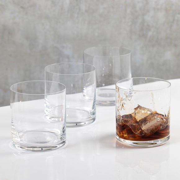 Mikasa Julie Set of 4 Old Fashioned Drinking Glasses