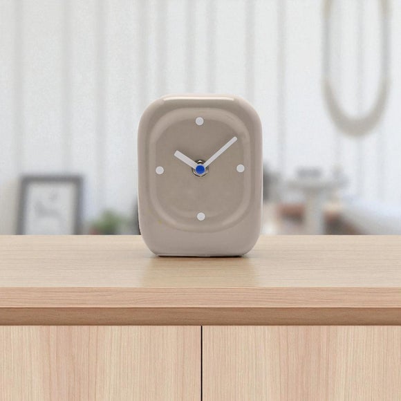 Interval Porcelain Square Desk Clock