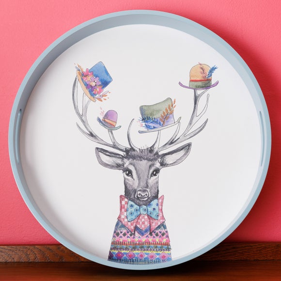Mikasa TipperleyHill Round Stag Tray