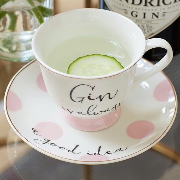 Ava Gin and Tonic Cup and Saucer