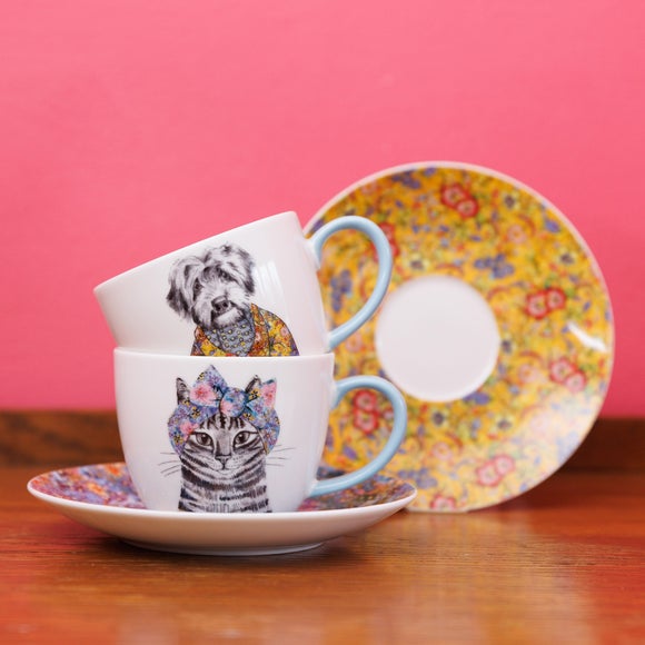 Mikasa Teacup and Saucer Set