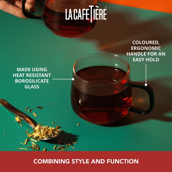 Photo 5 of La Cafetiere Set Of 2 Double Walled Glass Mugs