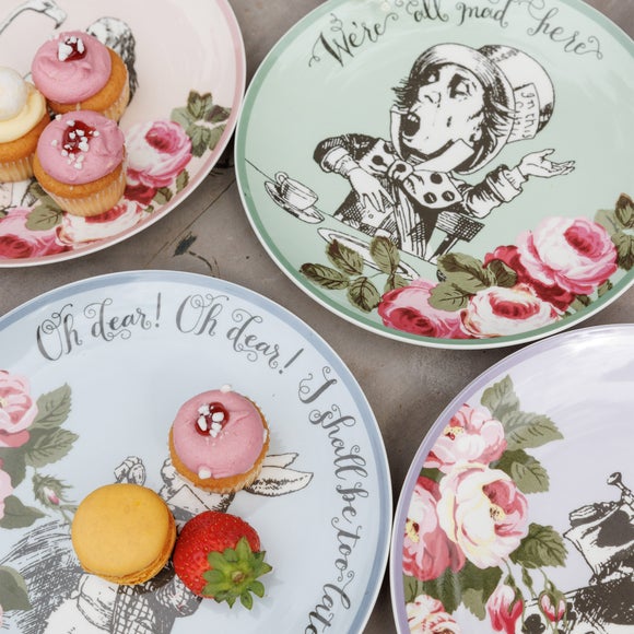 Mikasa V&A Alice Set of 4 Side Plates
