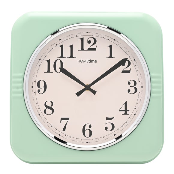 Click to view product details and reviews for Hometime Retro Square Metal Wall Clock. Click to view product details and reviews for Hometime Retro Square Metal Wall Clock.
