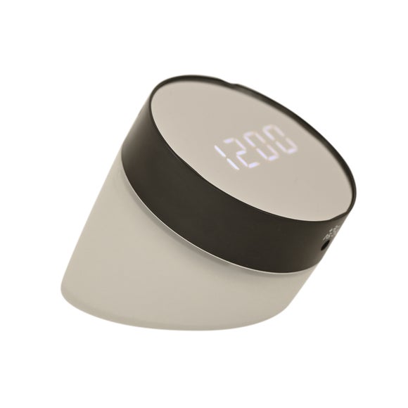 Click to view product details and reviews for Hometime Cylindrical Light Up Digital Flip Over Alarm Clock. Click to view product details and reviews for Hometime Cylindrical Light Up Digital Flip Over Alarm Clock.