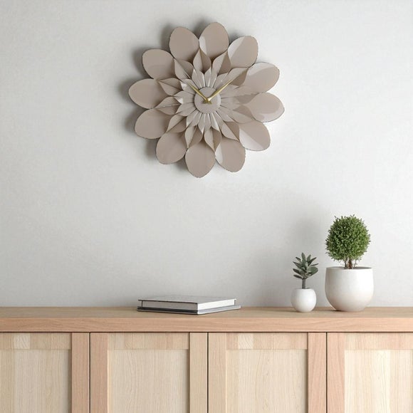 View Interval Flower Petal Wall Clock View Interval Flower Petal Wall Clock