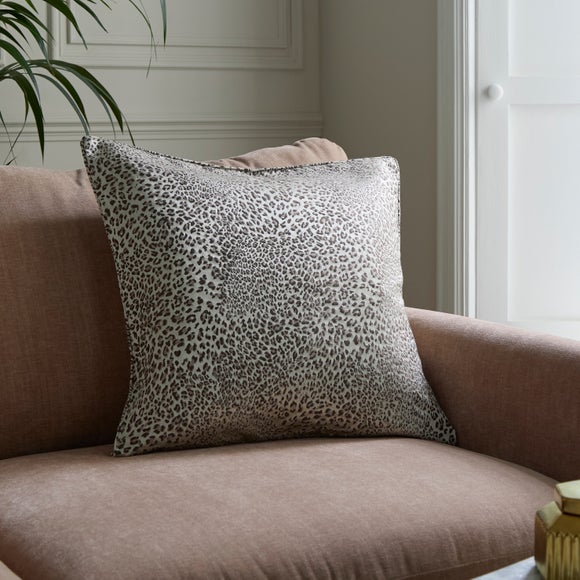 View Luxe Leopard Jacquard Square Cushion View Luxe Leopard Jacquard Square Cushion