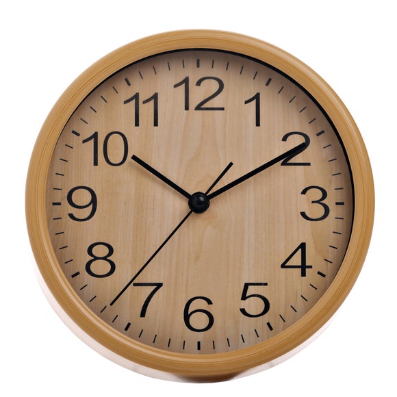 Click to view product details and reviews for Hometime Wood Effect Round Desk Clock. Click to view product details and reviews for Hometime Wood Effect Round Desk Clock.