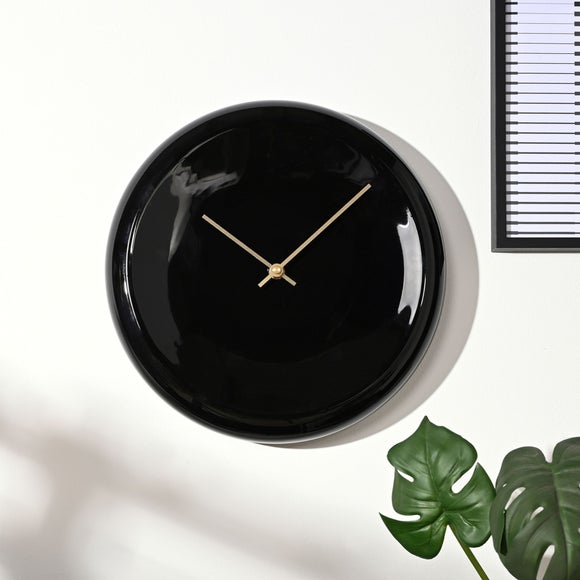 View Interval Ceramic Disc Round Wall Clock View Interval Ceramic Disc Round Wall Clock