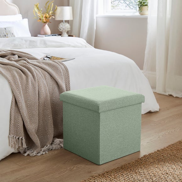 Herringbone Rectangle Ottoman