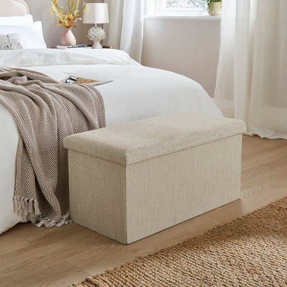 Herringbone Rectangle Ottoman