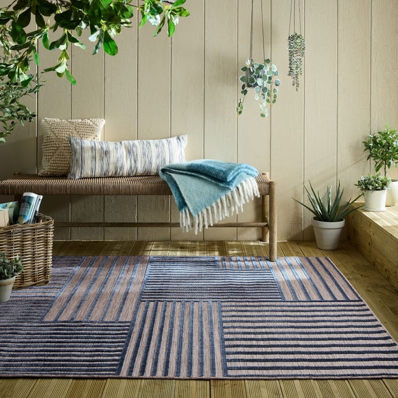 Vigo Blocks Indoor Outdoor Rug