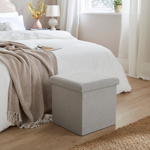 Herringbone Rectangle Ottoman