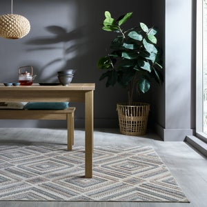 Beckett Washable Geometric Rug