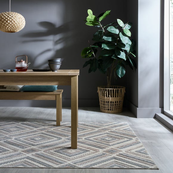 Beckett Washable Geometric Rug
