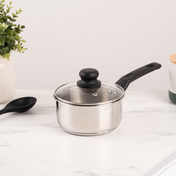 Essentials Stainless Steel Saucepan