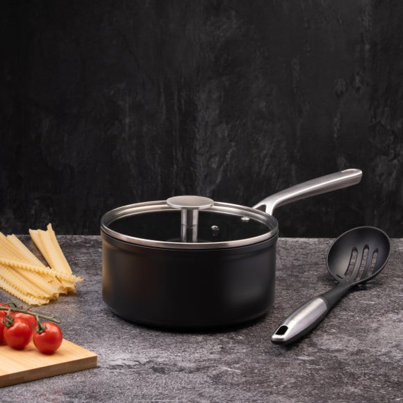 Hard Anodised Aluminium Saucepan