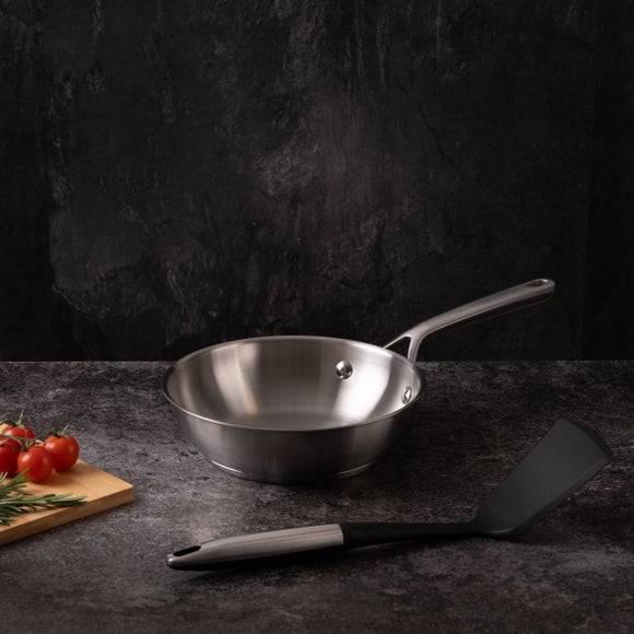 View Stainless Steel Frying Pan View Stainless Steel Frying Pan