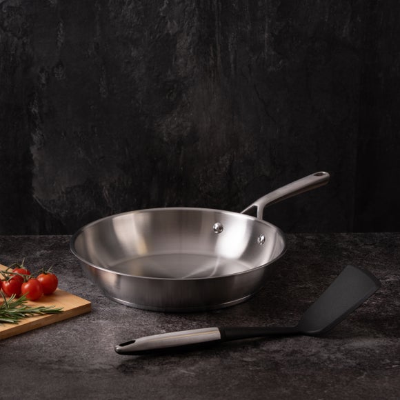 View Stainless Steel Frying Pan View Stainless Steel Frying Pan