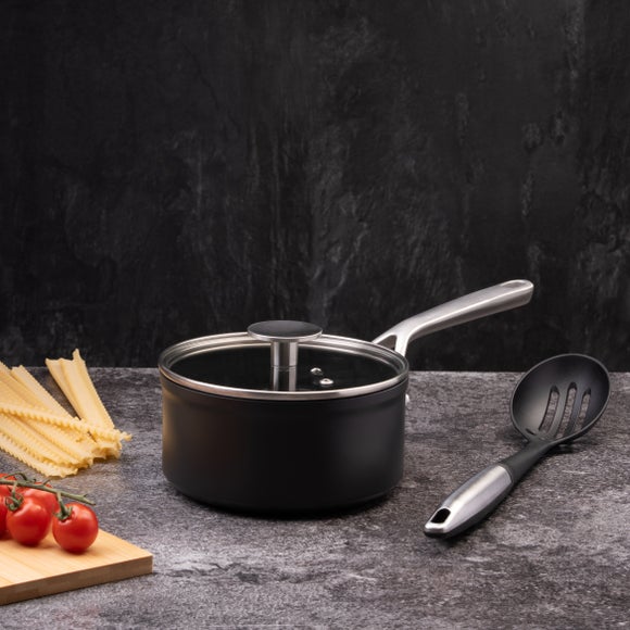 Hard Anodised Aluminium Saucepan