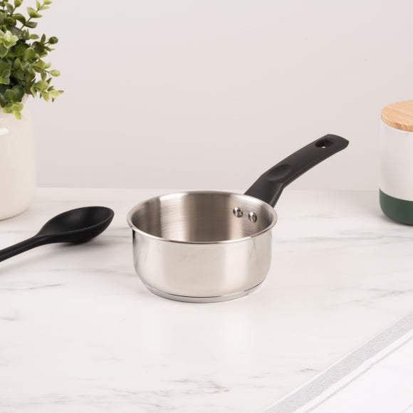 Essentials Stainless Steel Milk Pan, 14cm