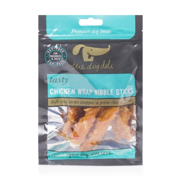 Chicken Wrap Nibble Stick Dog Treats