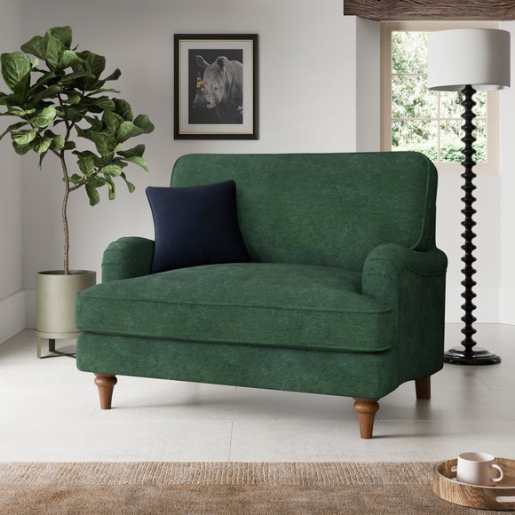 Beatrice II Soft Tonal Chenille Snuggle Chair