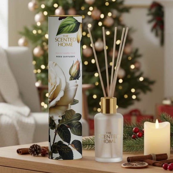 Click to view product details and reviews for The Scented Home Rose And Vanilla Musk Diffuser.
