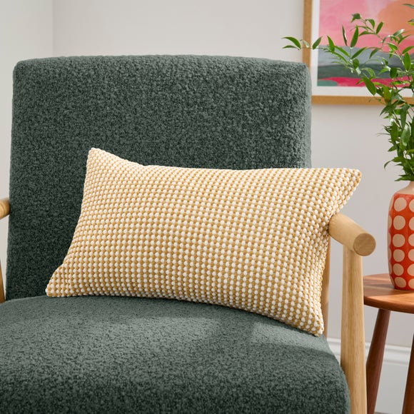 Chenille Spot Rectangular Cushion