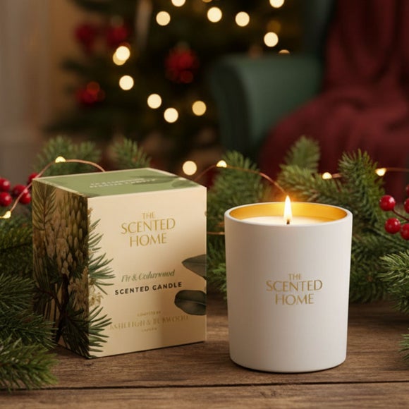 Click to view product details and reviews for The Scented Home Fir And Cedarwood Candle.