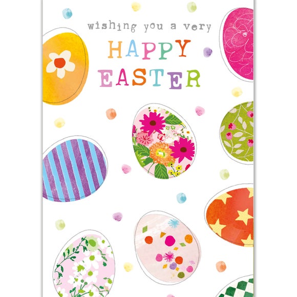 Patterned Eggs Card