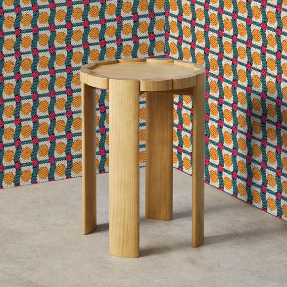 Yinka Ilori Biscuit Pine Side Table